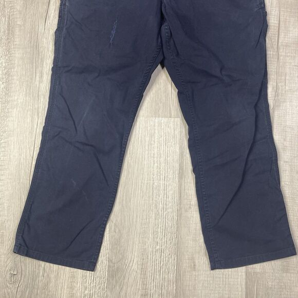 READ Carhartt FR Cat2 36x30 Men Flame Resistant Navy Relaxed Pants BN2517-FRM Q - Picture 6 of 15